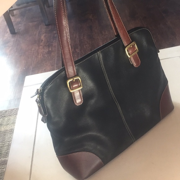 Fossil leather business bag - Picture 1 of 6